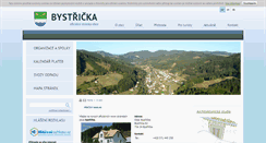 Desktop Screenshot of bystricka.cz